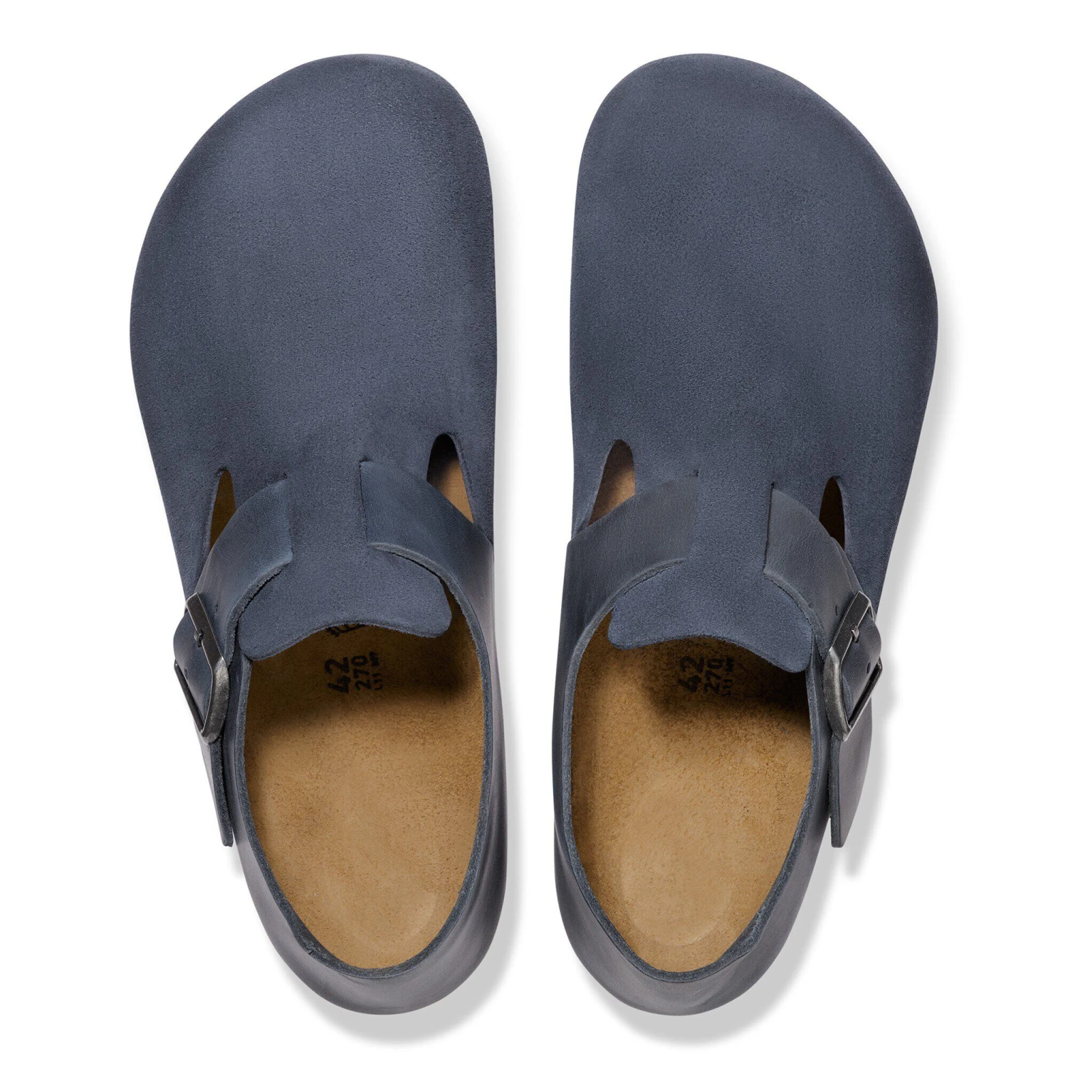 Birkenstock London Mixed Leather New Navy 2 Birkenstock London Mixed Leather New Navy - Image 2