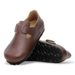 Birkenstock London Wire Buckle Leather Vintage Wood Roast -Birkenstock Sale Store 1030177 sole