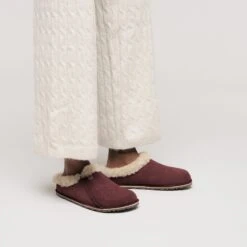 Birkenstock Zermatt Premium Suede Leather Zinfandel -Birkenstock Sale Store 1030200 f look f