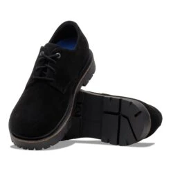 Birkenstock Highwood Lace Low Suede Leather Black -Birkenstock Sale Store 1030209 sole