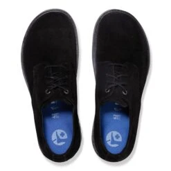 Birkenstock Highwood Lace Low Suede Leather Black -Birkenstock Sale Store 1030209 top