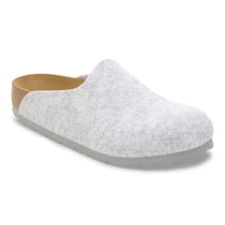 Birkenstock Amsterdam Wool Felt Light Gray