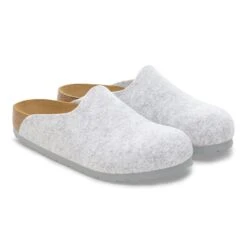Birkenstock Amsterdam Wool Felt Light Gray -Birkenstock Sale Store 1030228 pair