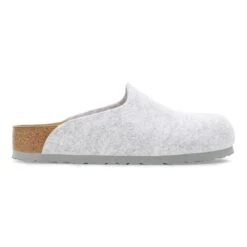 Birkenstock Amsterdam Wool Felt Light Gray -Birkenstock Sale Store 1030228 side