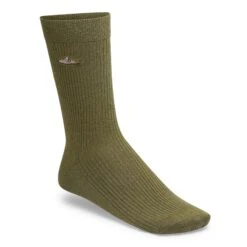 Birkenstock Cotton Ribbed Socks Cotton-Polyamide-Elastane Pine Green