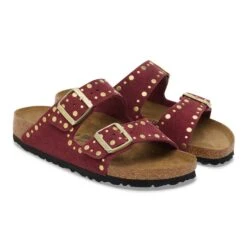 Birkenstock Arizona Rivets Suede Leather Zinfandel 10 Birkenstock Arizona Rivets Suede Leather Zinfandel -Birkenstock Sale Store 1030329 pair