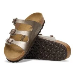 Birkenstock Florida Birko-Flor Graceful Taupe -Birkenstock Sale Store 1030336 sole