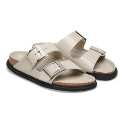 Birkenstock Arizona Droplet Buckle Natural Leather Patent High Shine Oyster 10 Birkenstock Arizona Droplet Buckle Natural Leather Patent High Shine Oyster -Birkenstock Sale Store 1030339 pair