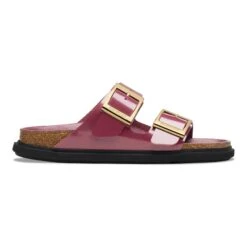 Birkenstock Arizona Droplet Buckle Natural Leather Patent Zinfandel High Shine 9 Birkenstock Arizona Droplet Buckle Natural Leather Patent Zinfandel High Shine -Birkenstock Sale Store 1030344 side