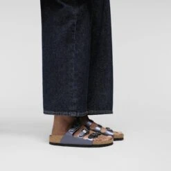 Birkenstock Florida Birko-Flor Graceful Midnight Blue -Birkenstock Sale Store 1030355 f look f