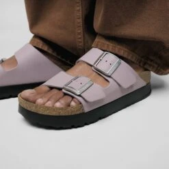 Arizona Flex Platform Birko-Flor Faded Purple 13 Arizona Flex Platform Birko-Flor Faded Purple -Birkenstock Sale Store 1030377 f closeup f