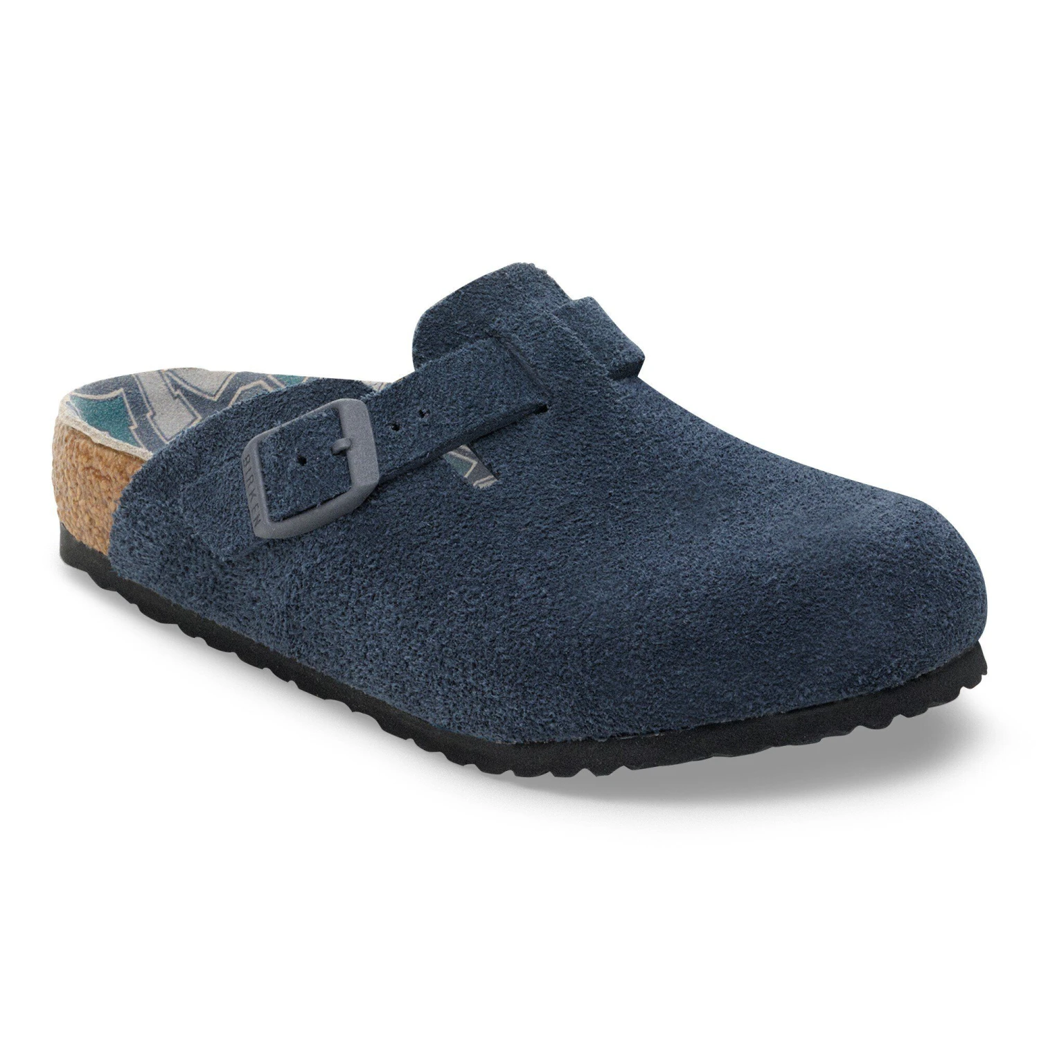 Birkenstock Boston Kids Suede Leather New Navy 1 Birkenstock Boston Kids Suede Leather New Navy