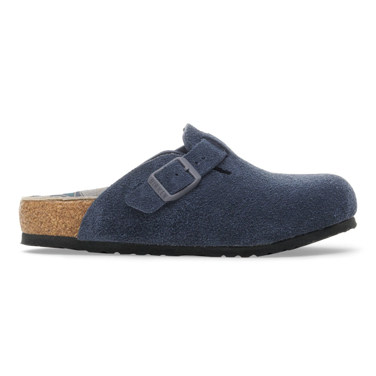 Birkenstock Boston Kids Suede Leather New Navy 3 Birkenstock Boston Kids Suede Leather New Navy - Image 3