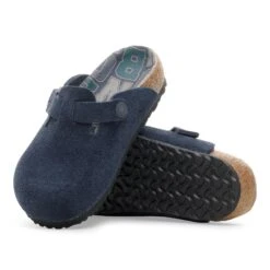 Birkenstock Boston Kids Suede Leather New Navy 9 Birkenstock Boston Kids Suede Leather New Navy -Birkenstock Sale Store 1030386 sole