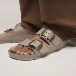 Birkenstock Arizona Big Buckle EVA Gray Taupe -Birkenstock Sale Store 1030389 f closeup f
