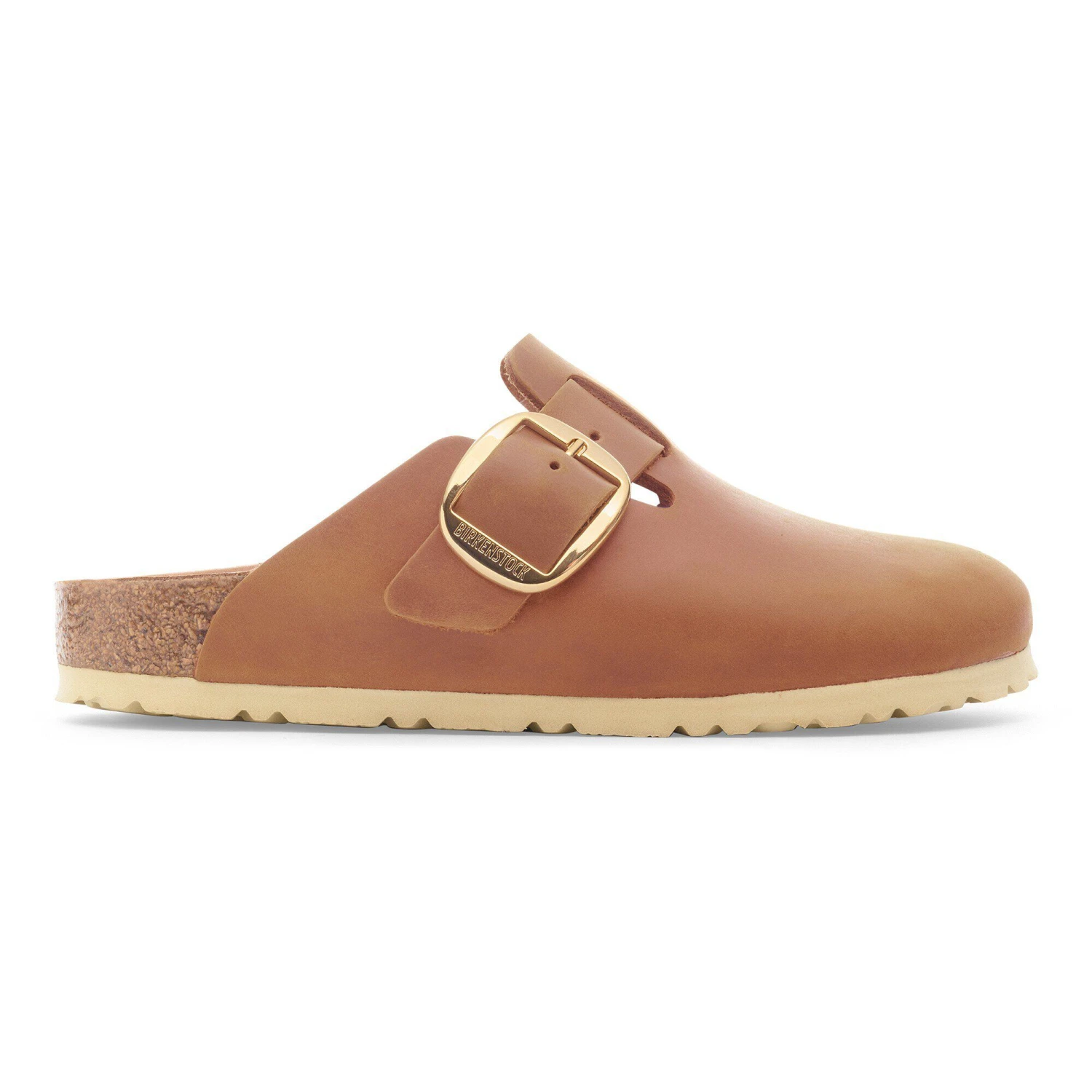 Birkenstock Boston Big Buckle Oiled Leather Cognac 3 Birkenstock Boston Big Buckle Oiled Leather Cognac - Image 3