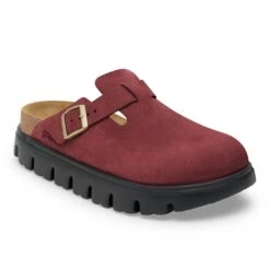Boston Chunky Suede Leather Zinfandel
