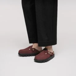 Boston Chunky Suede Leather Zinfandel 13 Boston Chunky Suede Leather Zinfandel -Birkenstock Sale Store 1030400 f look f