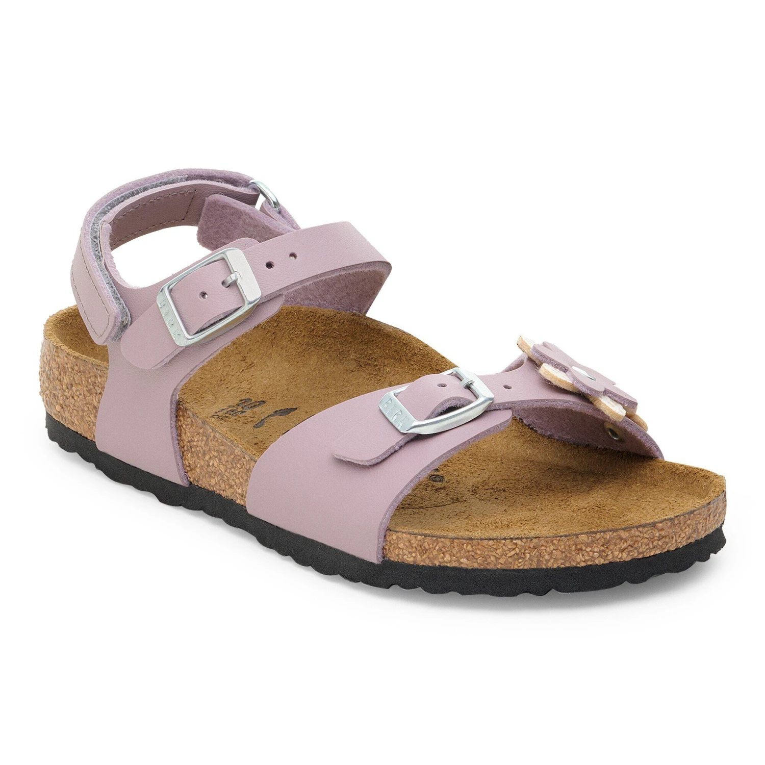 Birkenstock Rio Flowers Kids Birko-Flor Faded Purple 1 Birkenstock Rio Flowers Kids Birko-Flor Faded Purple