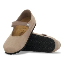 Birkenstock Mantova Suede Leather Taupe -Birkenstock Sale Store 1030440 sole