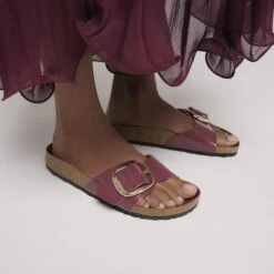 Birkenstock Madrid Hammered Big Buckle Natural Leather Patent Zinfandel High Shine 12 Birkenstock Madrid Hammered Big Buckle Natural Leather Patent Zinfandel High Shine -Birkenstock Sale Store 1030449 f closeup f