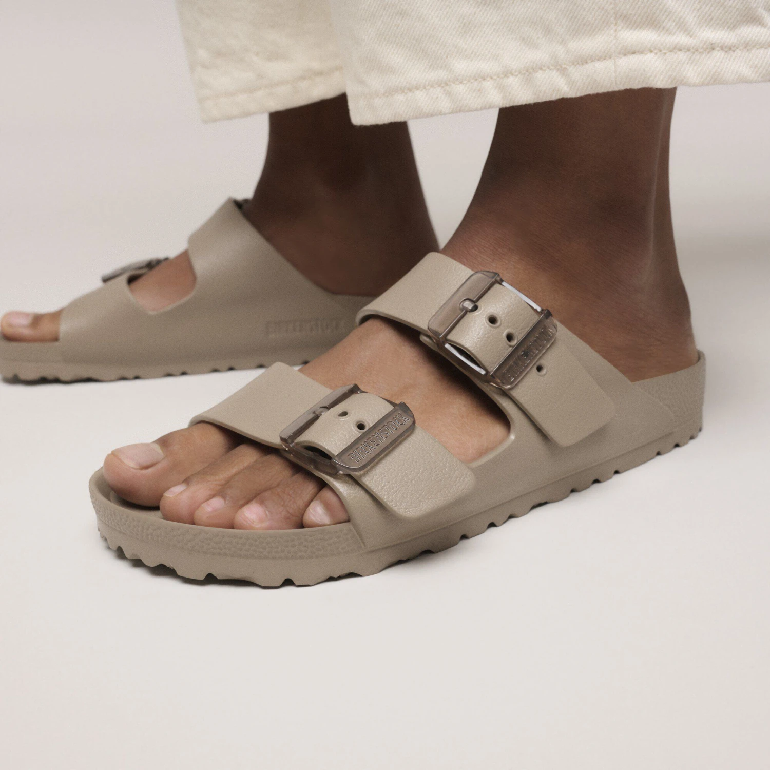 Birkenstock Arizona Stealth Buckle EVA Gray Taupe 6 Birkenstock Arizona Stealth Buckle EVA Gray Taupe - Image 6
