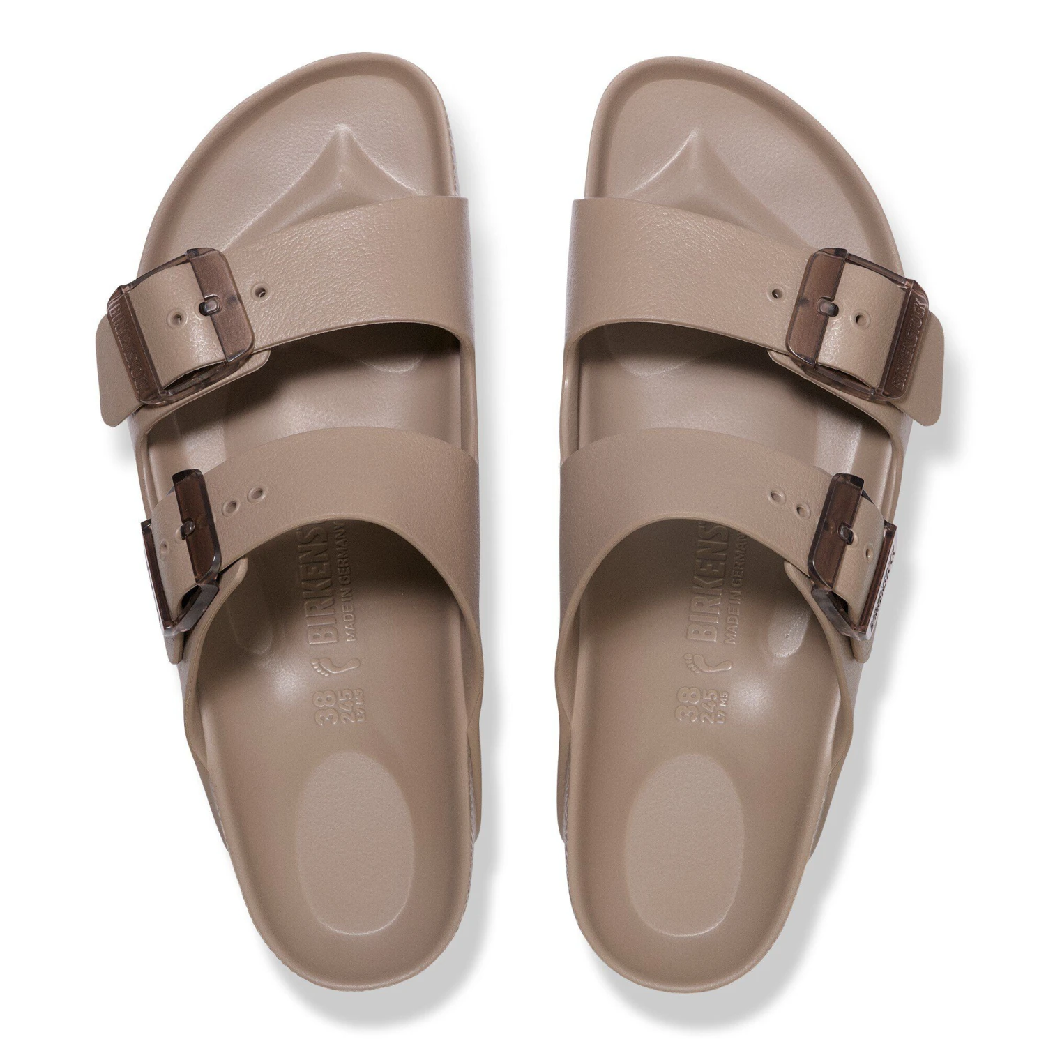 Birkenstock Arizona Stealth Buckle EVA Gray Taupe 2 Birkenstock Arizona Stealth Buckle EVA Gray Taupe - Image 2