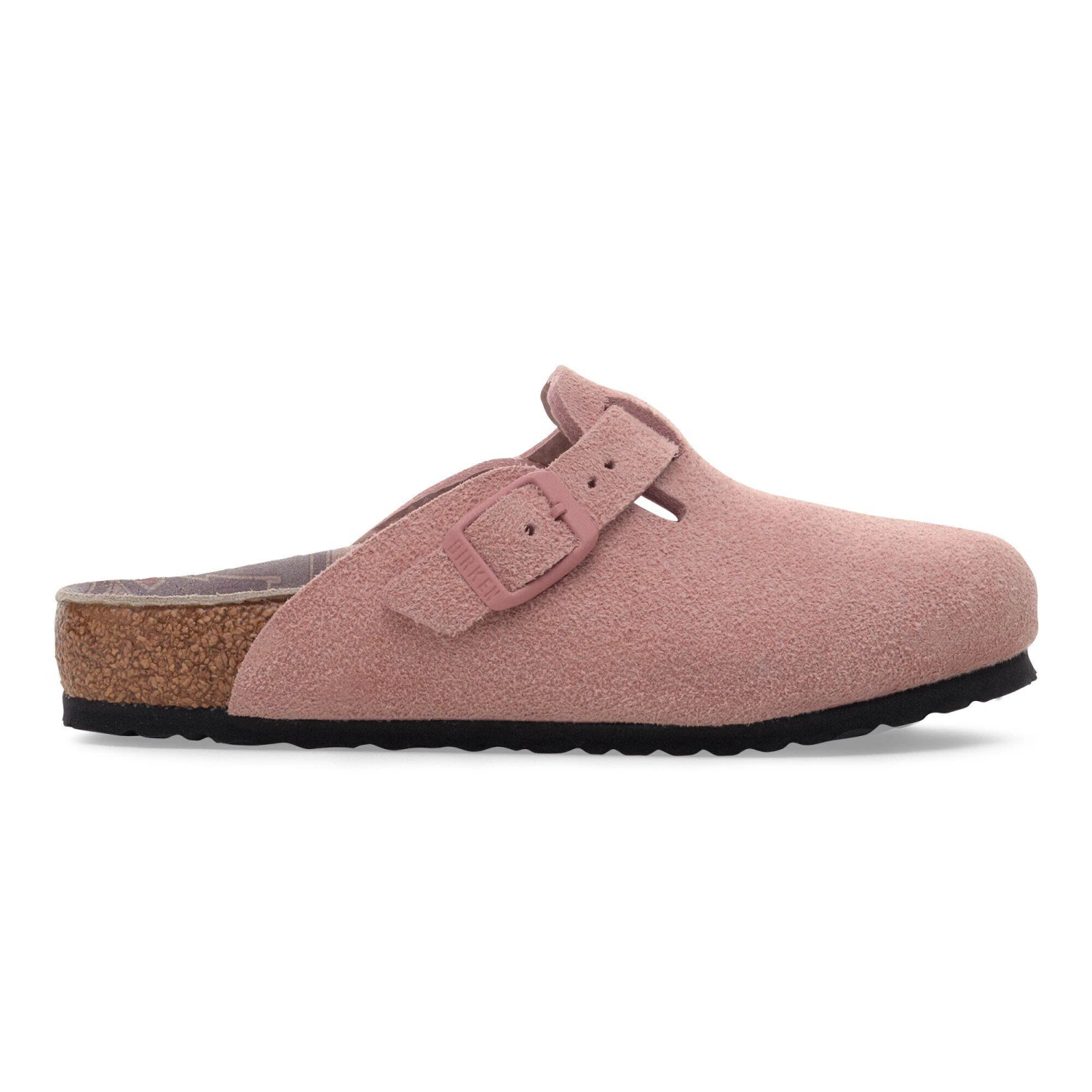 Birkenstock Boston Kids Suede Leather Pink Clay 3 Birkenstock Boston Kids Suede Leather Pink Clay - Image 3