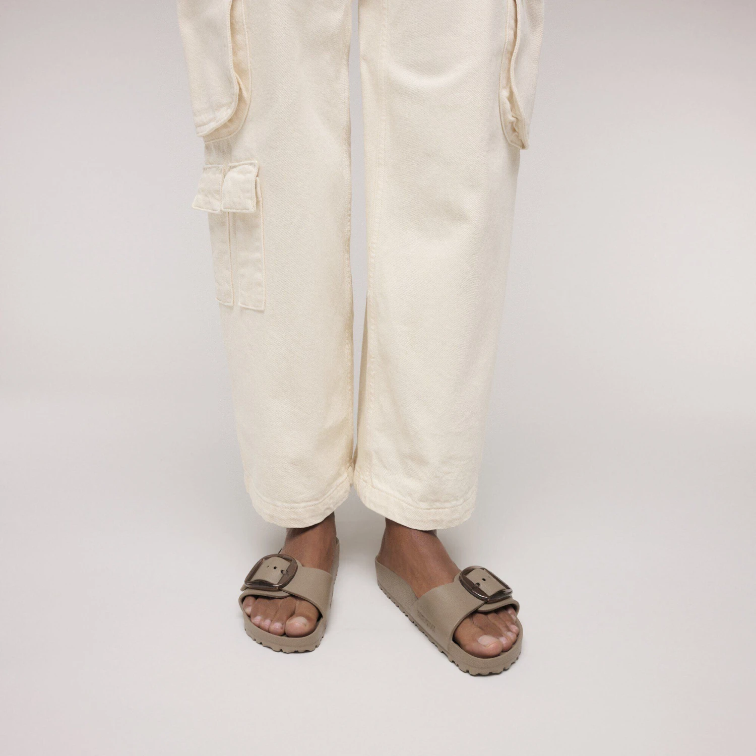 Birkenstock Madrid Big Buckle EVA Gray Taupe 6 Birkenstock Madrid Big Buckle EVA Gray Taupe - Image 6