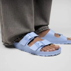 Birkenstock Arizona Stealth Buckle EVA Dusty Blue 12 Birkenstock Arizona Stealth Buckle EVA Dusty Blue -Birkenstock Sale Store 1030493 f closeup f