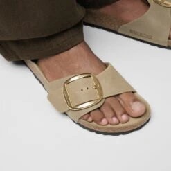 Birkenstock Madrid Big Buckle Oiled Leather Tobacco Brown 12 Birkenstock Madrid Big Buckle Oiled Leather Tobacco Brown -Birkenstock Sale Store 1030502 f closeup f