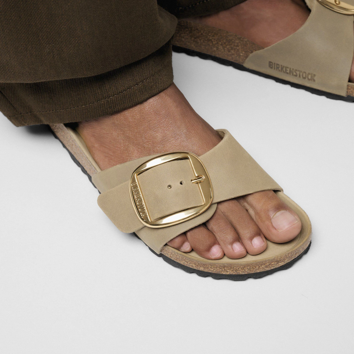 Birkenstock Madrid Big Buckle Oiled Leather Tobacco Brown 6 Birkenstock Madrid Big Buckle Oiled Leather Tobacco Brown - Image 6