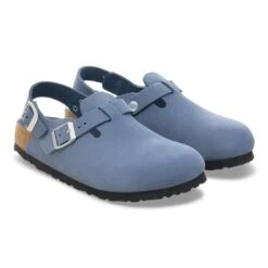 Birkenstock Tokio Nubuck Leather Stone Blue 10 Birkenstock Tokio Nubuck Leather Stone Blue -Birkenstock Sale Store 1030523 pair
