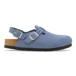 Birkenstock Tokio Nubuck Leather Stone Blue 9 Birkenstock Tokio Nubuck Leather Stone Blue -Birkenstock Sale Store 1030523 side