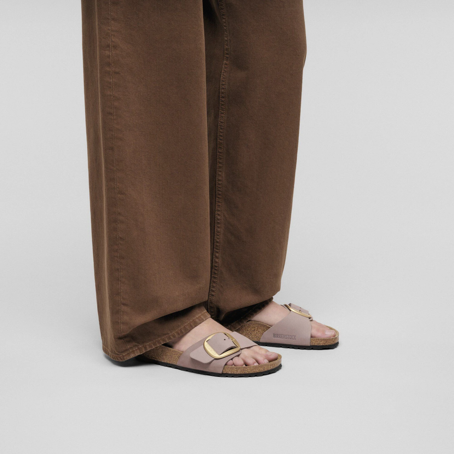 Birkenstock Madrid Big Buckle Nubuck Leather Faded Purple 6 Birkenstock Madrid Big Buckle Nubuck Leather Faded Purple - Image 6