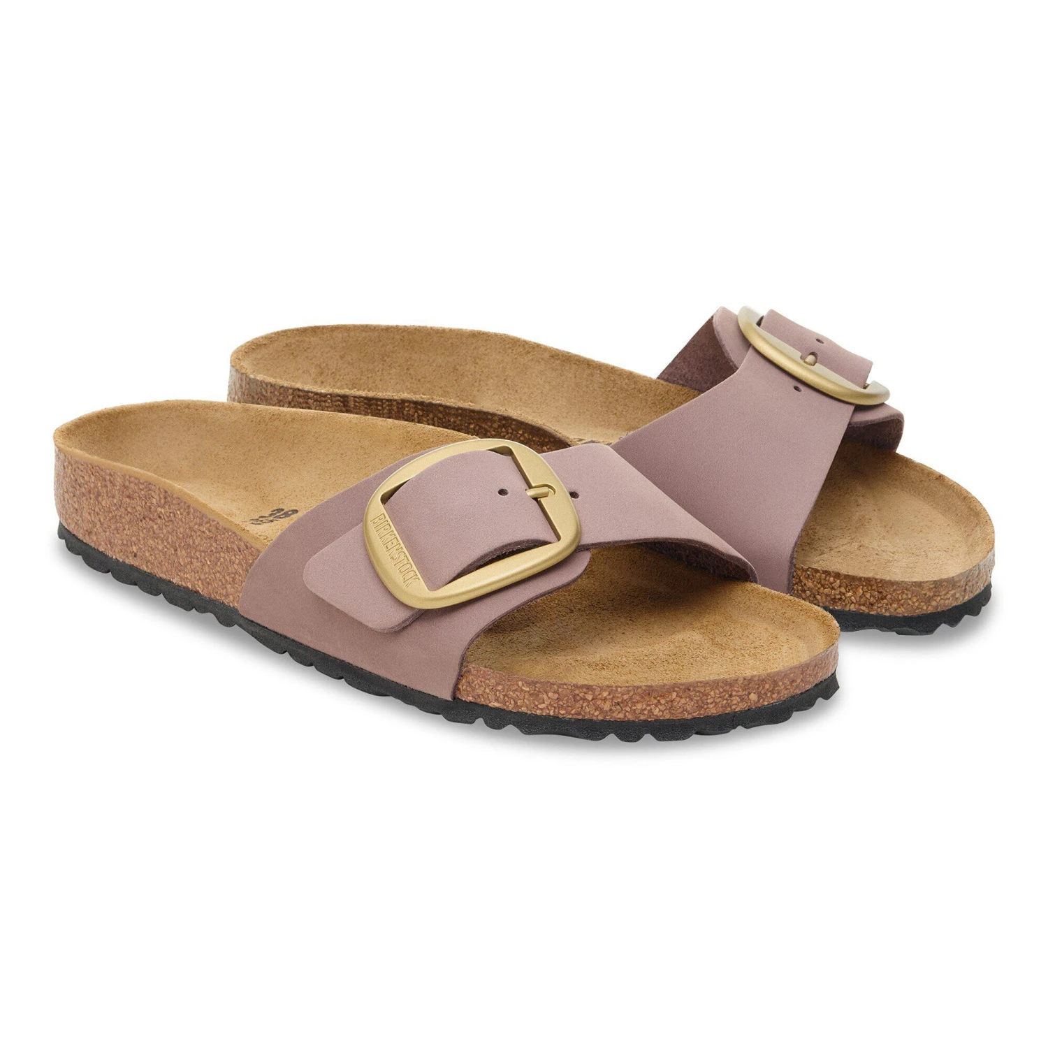 Birkenstock Madrid Big Buckle Nubuck Leather Faded Purple 4 Birkenstock Madrid Big Buckle Nubuck Leather Faded Purple - Image 4