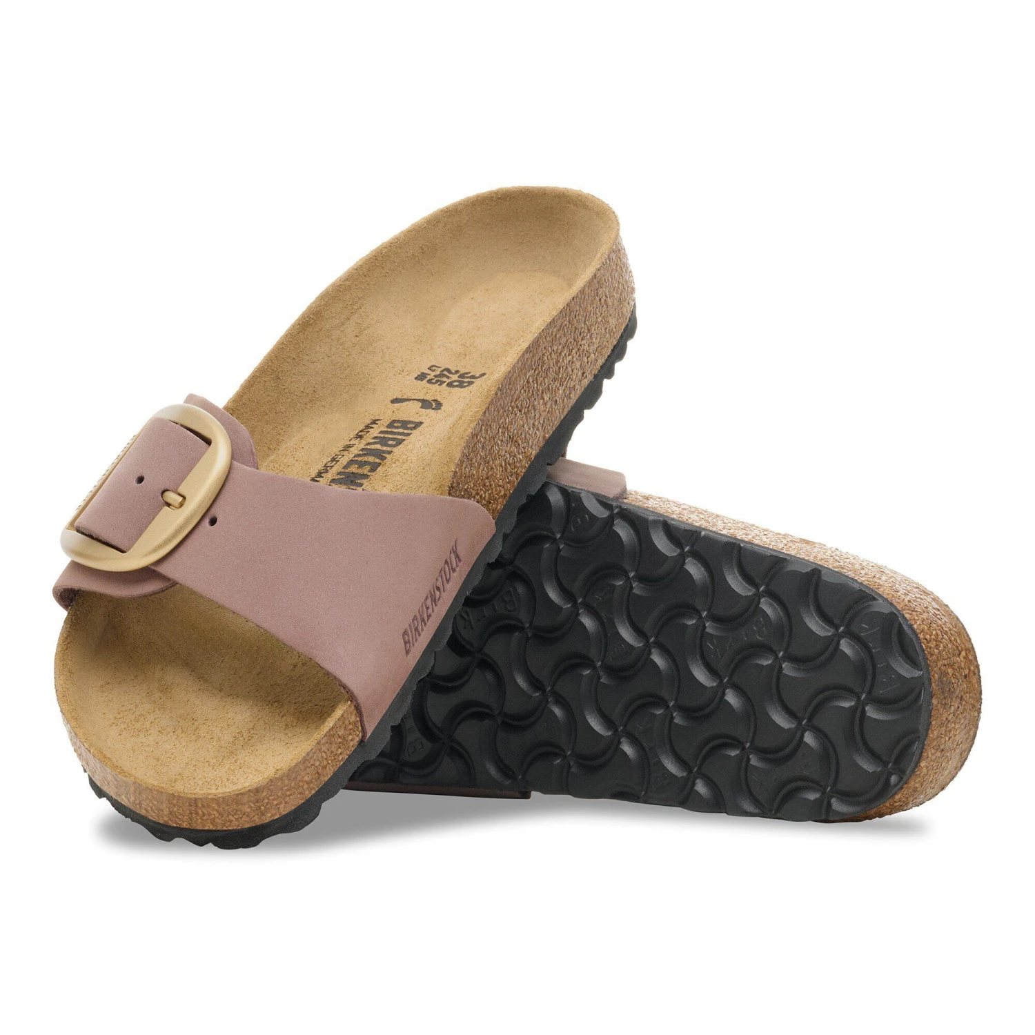 Birkenstock Madrid Big Buckle Nubuck Leather Faded Purple 5 Birkenstock Madrid Big Buckle Nubuck Leather Faded Purple - Image 5