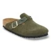 Birkenstock Boston Braided Suede Leather Thyme