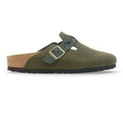 Birkenstock Boston Braided Suede Leather Thyme -Birkenstock Sale Store 1030547 side