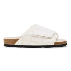 Birkenstock Solana Shearling Wool Felt Oyster -Birkenstock Sale Store 1030576 side