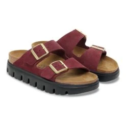 Arizona Chunky Suede Leather Zinfandel -Birkenstock Sale Store 1030581 pair