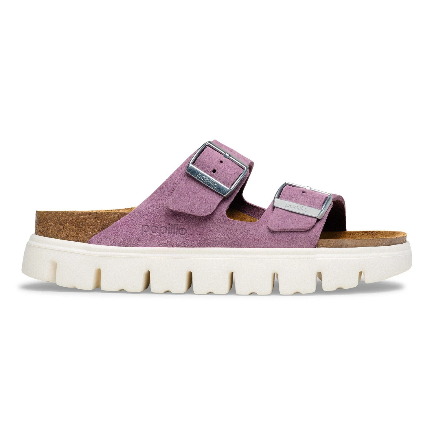Arizona Chunky Suede Leather Mauve 3 Arizona Chunky Suede Leather Mauve - Image 3