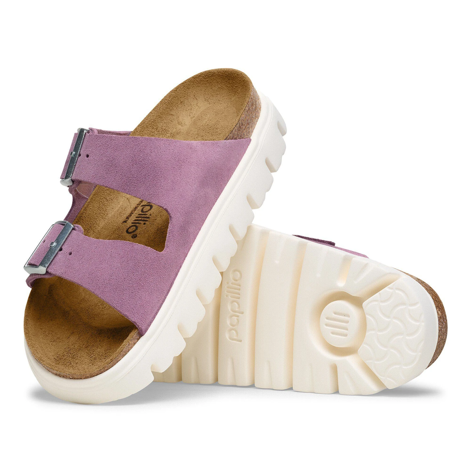 Arizona Chunky Suede Leather Mauve 5 Arizona Chunky Suede Leather Mauve - Image 5