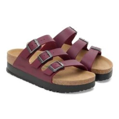 Florida Vegan Flex Platform Birko-Flor Zinfandel -Birkenstock Sale Store 1030587 pair