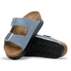 Arizona Flex Platform Nubuck Leather Stone Blue -Birkenstock Sale Store 1030588 sole