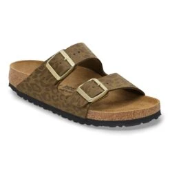Birkenstock Arizona Synthetics Leo Khaki