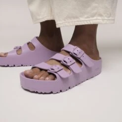 Florida Flex Platform EVA Mauve -Birkenstock Sale Store 1030606 f closeup f