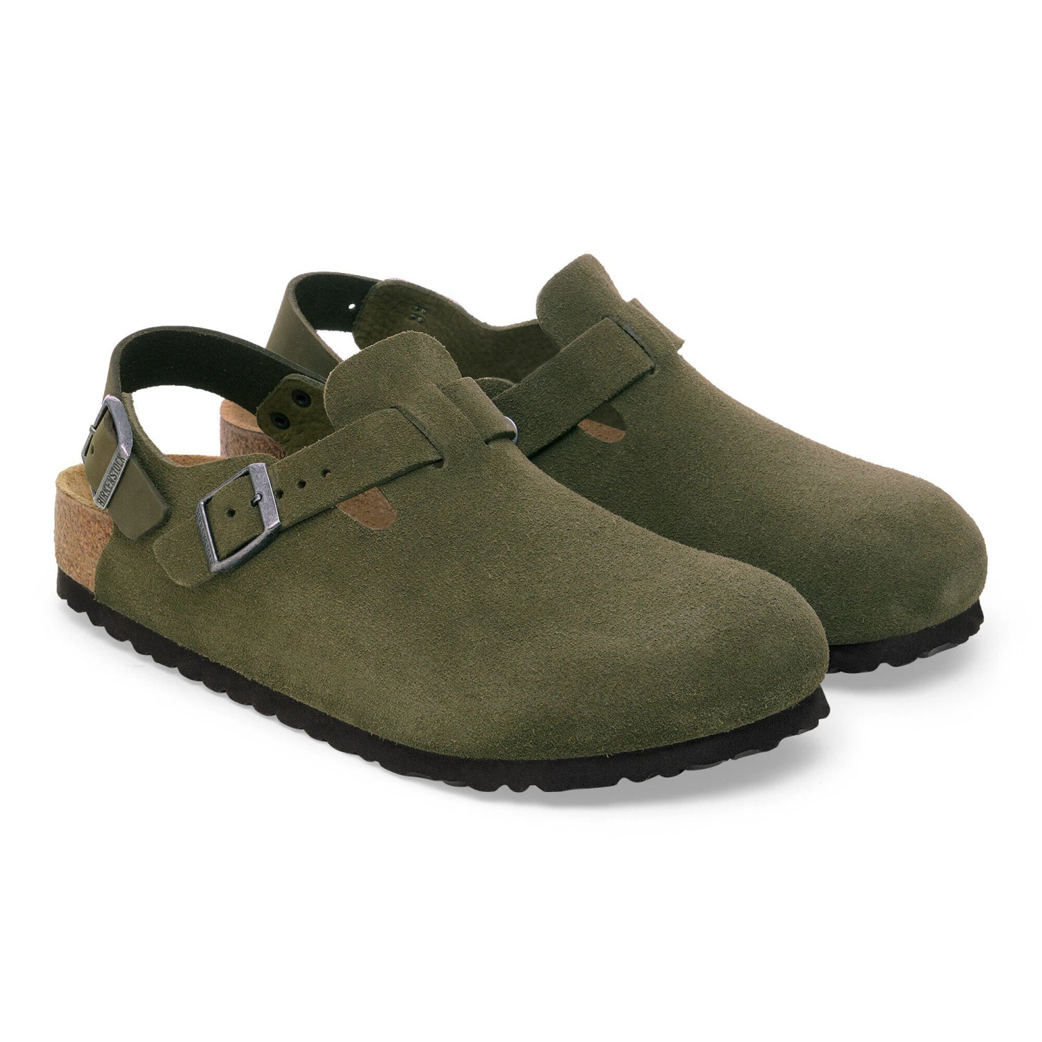 Birkenstock Tokio Suede Leather Thyme 4 Birkenstock Tokio Suede Leather Thyme - Image 4