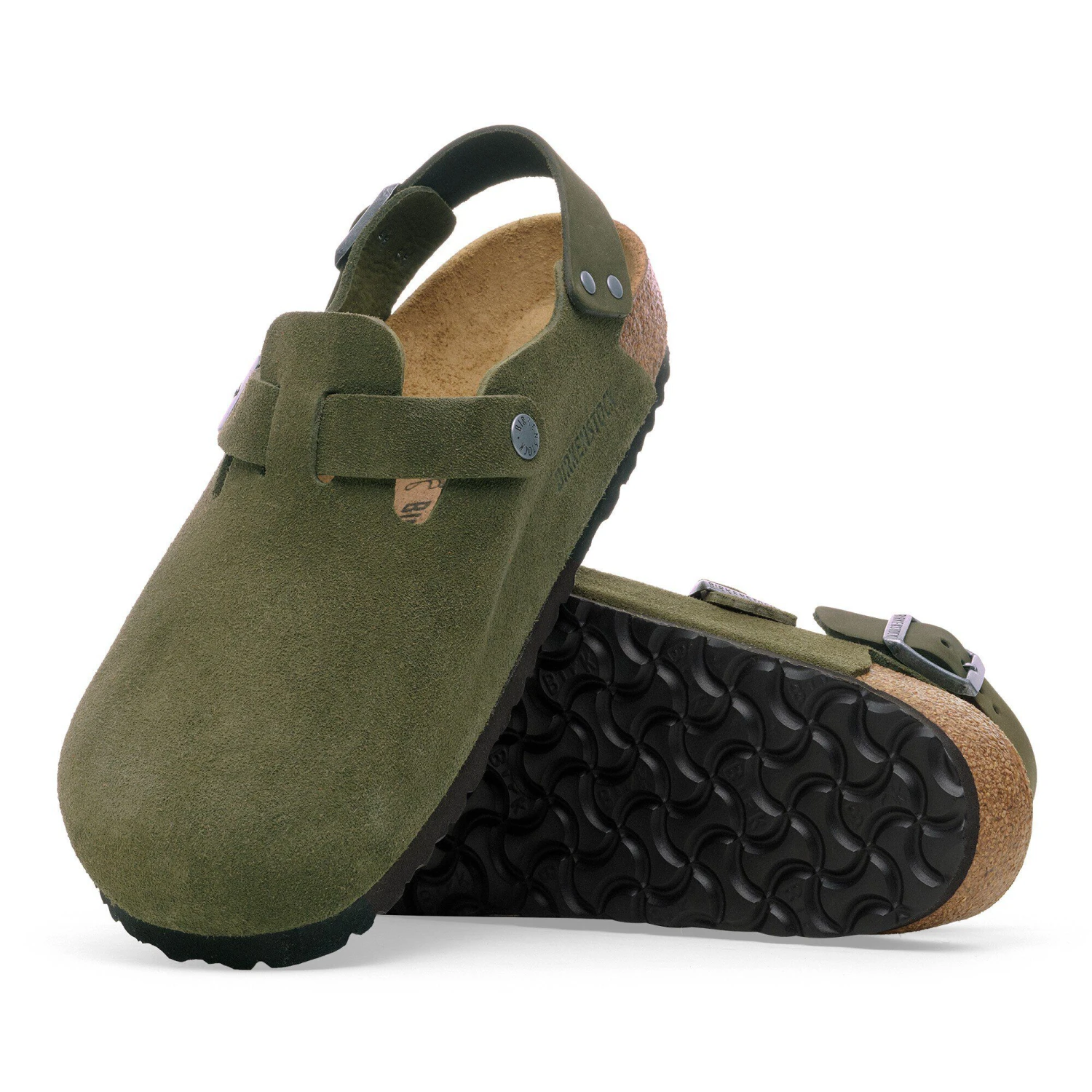 Birkenstock Tokio Suede Leather Thyme 5 Birkenstock Tokio Suede Leather Thyme - Image 5
