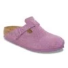 Birkenstock Boston Suede Leather Mauve